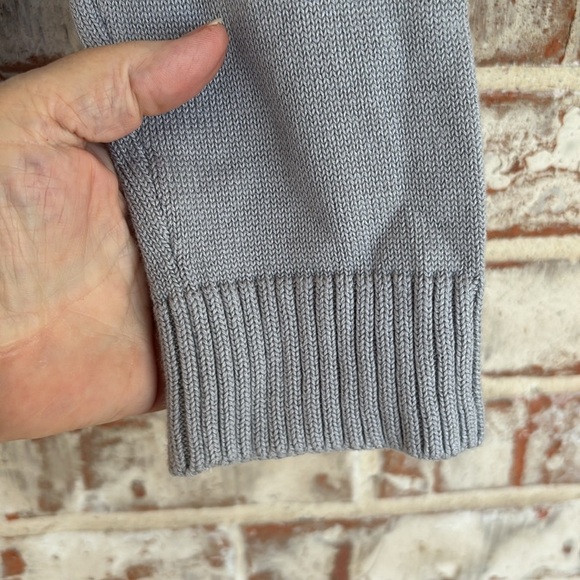 White House Black Market Light Gray Cowl Neck Sweater - Picture 6 of 9